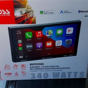 Boss audio BVCP9700A Bluetooth in dash double DIN MP3 compatible media am/fm